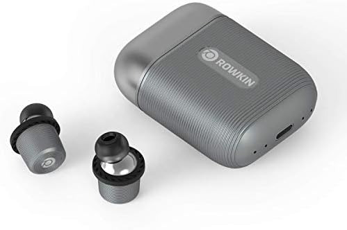 Rowkin Ascent Micro True Bežične slušalice za uši: 17+ sati, Bluetooth 5, Male slušalice i punjenje Case Dubinski bas Mic Brzi pariranje