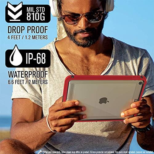 Vodootporna futrola dizajnirana za iPad 10.2. 8. 8. izdanje - vodootporan 6,6 ft - Zaštita od cijelog tijela, otpornost na teške uvjete