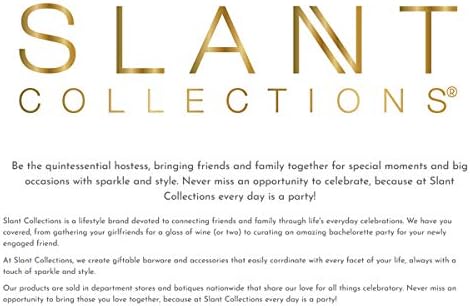 slant collections Creative Brands Set od 3 čašice, 2 unce, Stay Slano