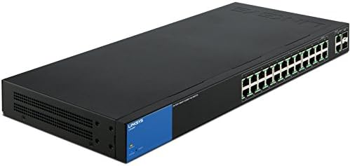 Linksys Business LGS326P 24-port Gigabit POE + Smart Managed prekidač sa 2 Gigabit i 2 SFP porta