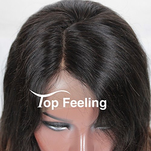 TopFeeling Brazilski Djevičanska Kosa Glueless Lace Prednja Ljudska Kosa Perike Za Crne Žene Tijelo Wave Full Lace Prednje Perike