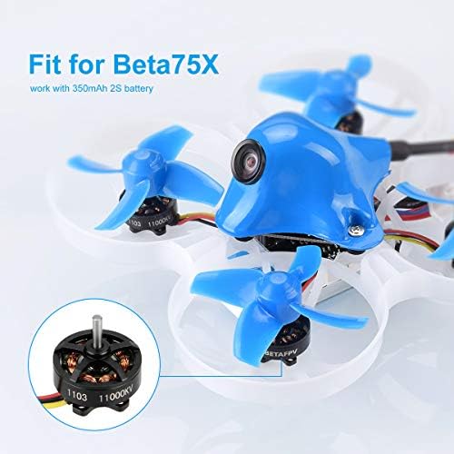 Betafpv 4pcs 1103 11000kv motori bez četkica FPV 2S motor RC za 2S lipo bateriju 2S okvir beta75x