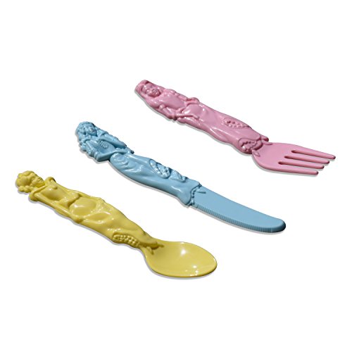 Jacsee Pretty Princess Party deca pribor za jelo nož viljuška & amp; kašika Set jela pribor za djecu