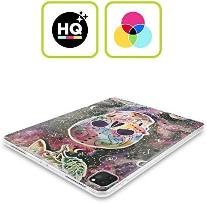 Dizajn kućišta glave zvanično licencirana Lauren Moss Starry Night Skull Galaxy meka gel futrola kompatibilna sa Apple iPad 10.9