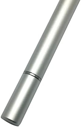 Boxwave Stylus olovkom Kompatibilan je s Dell Inspiron 14 5000 2-in-1 - Dualtip Capacitiv Stylus, Fiber Tip Disc Tip kapacitivne olovke - Metalno srebro