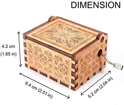 Ukebobo Wooden Music Box - Vi ste moja glazba za sunčanje, pokloni za baku, mimi- 1 set