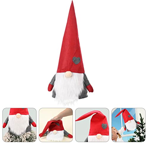 Aboofan 3 pakovanje božićno drvce Topper Božićno stablo Topper Gnome Božićno drvce Plišani plišani treperi Gnome lutka plišano gnome