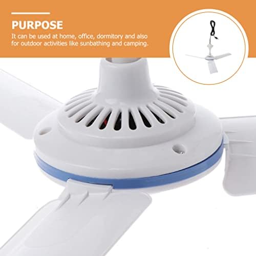 Solustre Prijenosni ventilator ventilator 2pcs Prijenosni stropni ventilator mini USB šator ventilatori ventilator za kućne kampiranje