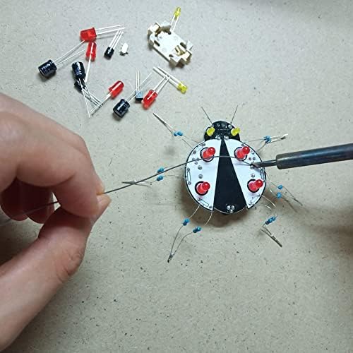 Gikfun Ladybug elektronsko praćenje lemljenja DIY kompleti za dječji poklon odrasli djeca Stemska vježba nauka projekta GK1021