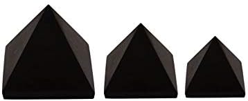 Blessill Fleaning Solid Black Nuumite piramida Feng Shui Spiritual Reiki Natural Stokra Crystal Therapy Faith Bearing Energy Napunjena