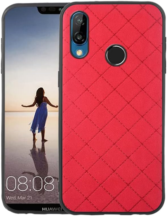 Elisorli kompatibilan sa Huawei P20 Lite Case Rogista tankim tankim priključcima za ćeliju protiv klizanja Gumeni TPU mobilni telefon