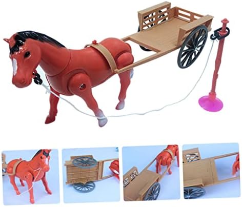 Toyvian 1 set Revolving igračke Djevojke Toddler igračke za žene Električne konjske igračke za rotirajuće konje djeca obrazovne igračke plastične figurice igračke za djecu za odmor za djecu