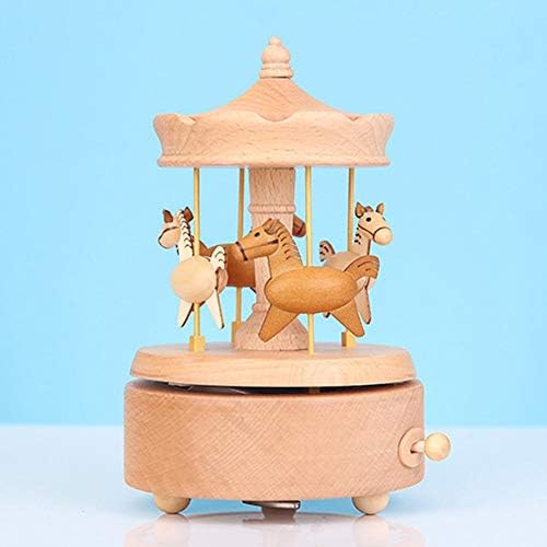 Raxinbang ukrasi Kreativni karusel Music Box Music Box Dječja igračaka Karusel Početna Dekoracija Božićni ukrasi 12 17