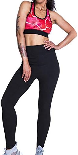 Vowua ženske čvrste boje visokog struka joga hlače Stretch fitness tajice Tummy Control Teret tekući sportske hlače