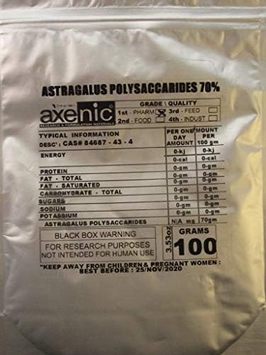 AKSENSKIH 100 grama ASTRAGALAS polisaharida 70%, Pharm ' Grade prah, Astragalus