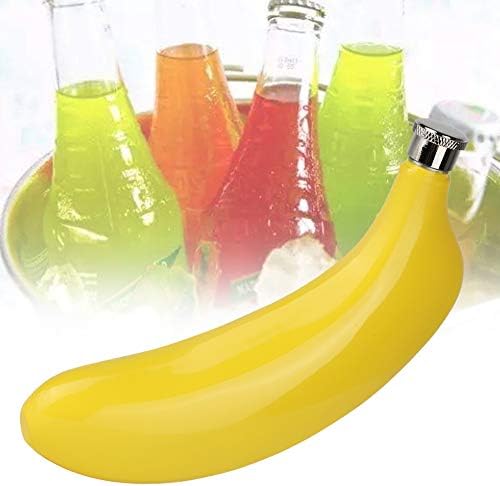 Banana tikvica, Nerđajući čelik 5oz prenosne voćne tikvice za džepnu flašu alkoholnog pića sa levkom Nana viskijem u obliku flaše