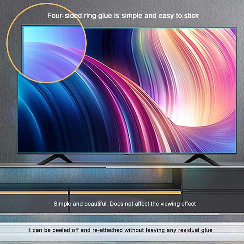 Transparentni LCD TV HD zaštitni Filter za oči protiv plavog svjetla zaštitni Filter protiv UV zračenja TV Zaštita ekrana, rasteretite naprezanje očiju računara,85 inča 1902x1089 mm