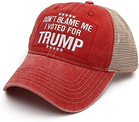 Gedston Trump 2024 ne krivi me vezeni prozračni šeširi vraćaju Ameriku Bejzbol Kamionska kapa za muškarce i žene