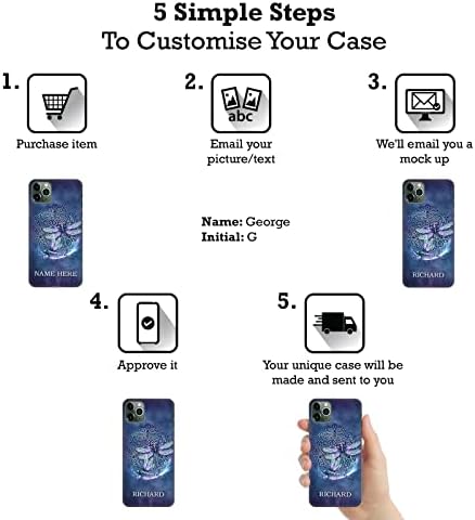 Dizajn glave zvanično licencirani Prilagođeni Prilagođeni personalizirani Brigid Ashwood Storytime mačke i knjige naziv i početna kožna torbica za novčanik kompatibilna sa Samsung Galaxy A03 jezgrom