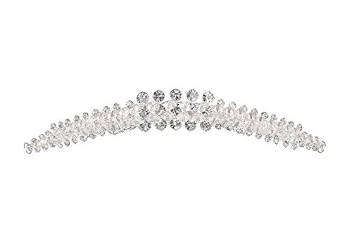 SAMKY Handmade Bridal Rhinestone Crystal vjenčanje češalj za kosu Tiara T1108