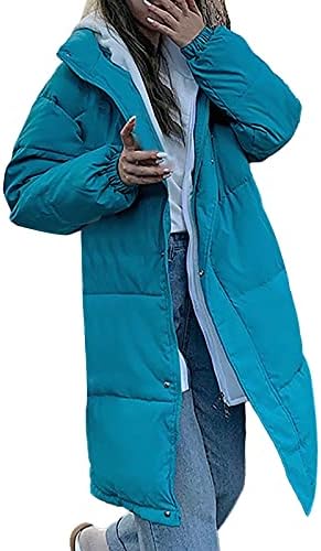 Prdecexlu casual dugih rukava prevelizirani kaputi dame putovanja pamučni pamučni topli kaput zip fit solid rever jakna ženka
