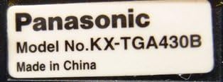 Panasonic KX-TGA430 B crna 5,8GHz samo zamena bežične telefonske slušalice