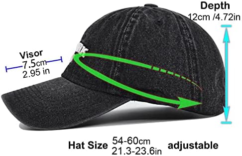 Vintage Trucker Hat za muškarce Žene Smiješni ispis Lagani bejzbol ribolov šešir Ljeto Podesivi sportski šešir