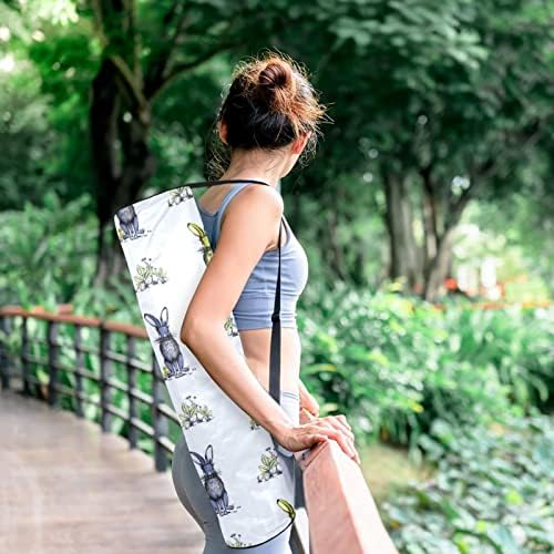 Yoga Mat torba, Šabloni za znakove mira Vježba Yoga Mat Carrier full-Zip Yoga Mat torba za nošenje sa podesivim remenom za žene i muškarce