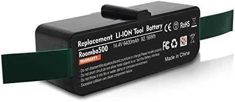 6400mAh litijum-jonska zamjenska baterija Kompatibilna s Irobot Roomba R3 500-900 serija 510 520 530 540 550 560 570 580 600 610 680 650 660 700 760 780 800 870 880 900 980 baterija za Irobot Roomba