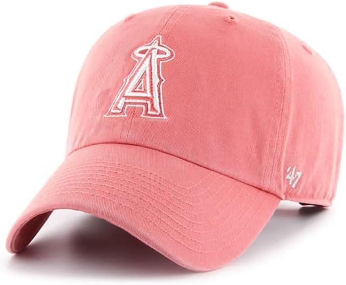 '47 Los Angeles anđeli žene čiste podesivi Strapback Island crveni šešir sa logotipom u boji tima