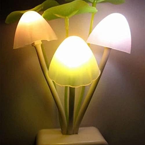 Tuelaly slatko noćno svjetlo, 1 kom Creative Mushroom LED Avatar noćna lampa za uštedu senzorskog svjetla romantična lampa