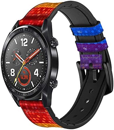 CA0404 Rainbow LGBT Pride Zastava za zastavu i silikon Smart Watch trake za ručni sat Smartwatch Smart Watch veličine