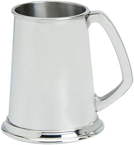 I Luv doo Pewter Tankrd Handmade Tradicionalni Sheffield Oblik 1pt gravuravši