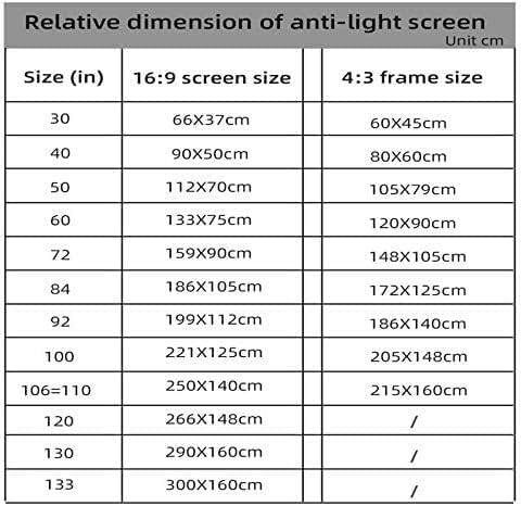 Projekcijski ekrani, vanjski ekran projektora 16: 9 Metalna zaštitna zavjesa 100 120 133 inča Početna Na otvorenom Portable 3D HD