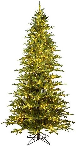 Vickerman 3 'Kamas Fraiser Fir umjetno božino drvo, toplo bijeli niskonapot 3 mm LED svjetla - FAUX Jelo Božićno drvce - sezonski