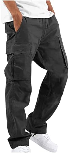 Muška flece Cargo Duketackets Crtanje labavih spotova Sport hlače za muške vježbe Jogger Hlače pantalone sa džepovima