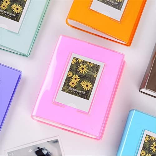 Zhaolei 64 Pocket Jelly Series Transparent Mini photo Album Umetni fotografiju Album Businetska kartica Rezervirajte 3 inčni poklon