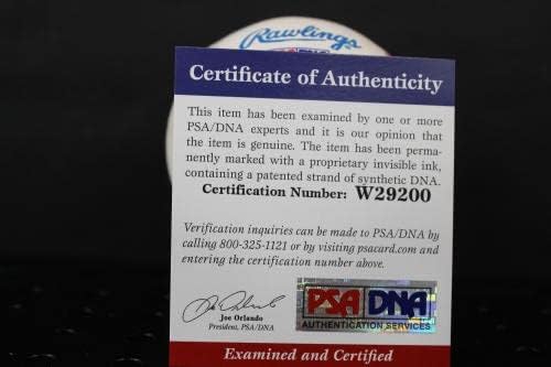Dennis Eckersley potpisao je bejzbol autogram Auto PSA / DNK W29200 - AUTOGREMENA BASEBALLS