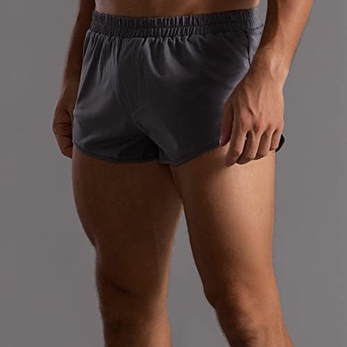 Dno izlaze kratka muška ljetna puna boja pamučne hlače elastična opsega labavi brzi suhi povremeni sportski trčanje ravno