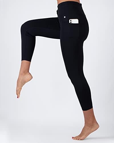 APANA dame joga hlače 7/8 Dužina vežbanja s visokim strukom sa bočnim džepovima