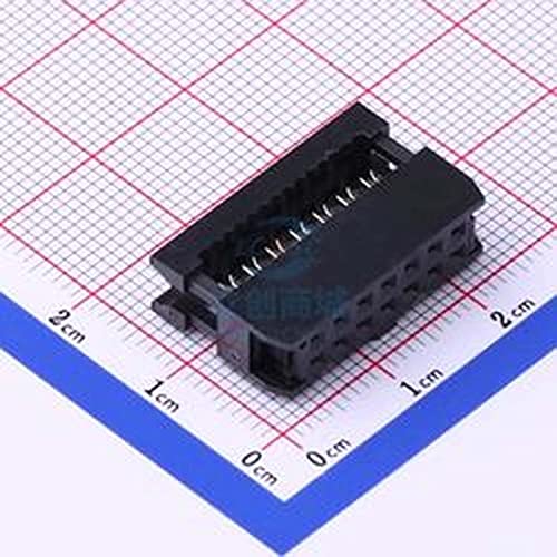 20 kom 2,54 mm 2 * 7P Terminal za presovanje IDC konektor P= 2,54 mm 0,100 2,54 mm mesing 531414ybs0bw02