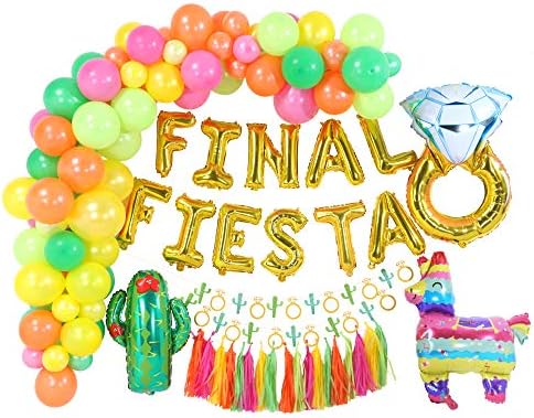 Final Fiesta dekoracije Bachelorette Party Set i Final Fiesta pozadina i prošle Kit Fiesta Party i meksički tematske dekoracije Bachelorette