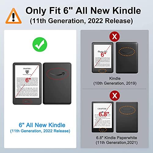 Guksraso futrola samo za izdanje Kindle 11. generacije 2022 - PU Smart Cover sa Auto Sleep Wake