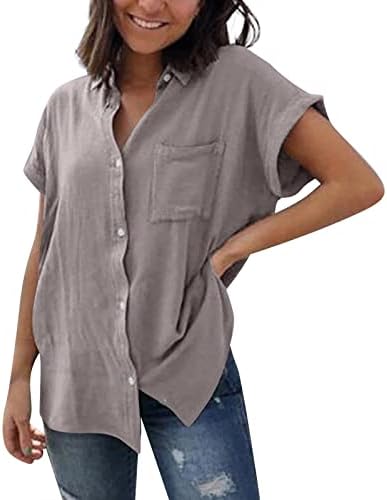 Vrhovi za žene, prevelizirana majica za žene s majicom s kratkim rukavima majica kratkih rukava