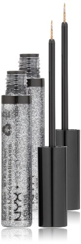 NYX Professional Makeup Liquid Crystal Liner, Crystal Pewter, 0.384 unce