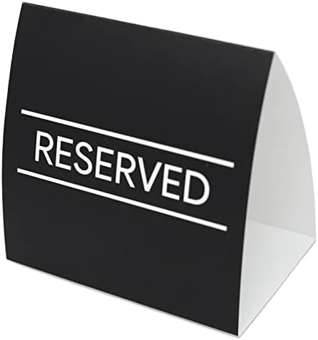 Rezervisani Table znakovi 20 Pack / stol šator Mjesto kartice za vjenčanja, restorani, događaje