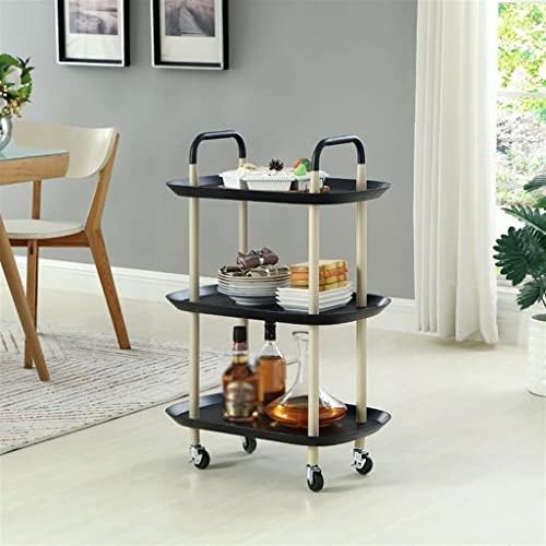 ZLXDP 3-slojna luksuzna mobilna kolica u nordijskom stilu jednostavna kuhinjska dnevna soba stalak za odlaganje