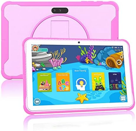 Dečiji tablet 10,1 inčni android toddler tablet 32GB tablet za dečiju aplikaciju Predinstalirana i roditeljska kontrola Kids Učenje Obrazovanje Tablet WiFi kamera, Netflix YouTube Hands-Gledanje, ljubičasta