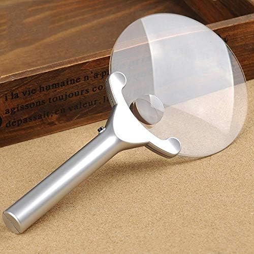 Weiping-ručni lupa, 2x 6X 130mm ručni prijenosni osvjetljenje ruka HD uvećanje glasssMagnifying Glass loupe alat sa 2 LED svjetla