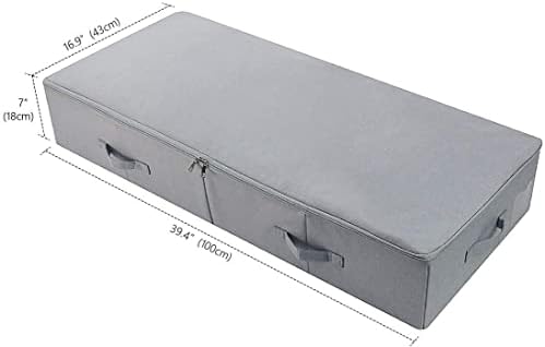 Kutija za odlaganje odjeće ispod kreveta za pohranu Organizator za pohranu Spremnici sa poklopcem, nepropusnost od prašine, izdržljiva plastična ploča u kutiji za odlaganje kutije